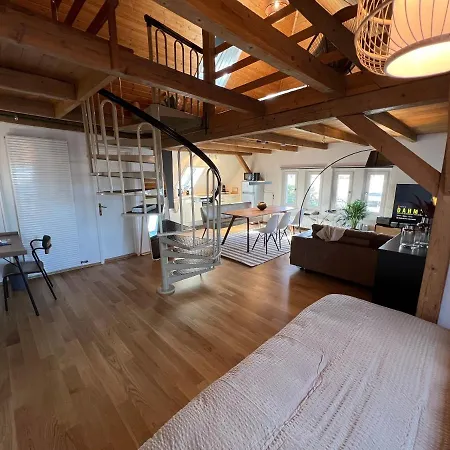 Crown Living Wohlfuehl Loft - Loft Nahe Bodensee, Boxspringbett, Kueche, Zentrumsnah, Ideal Fuer Feriengaeste Und Geschaeftsreisende * Bregenz