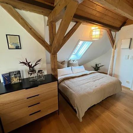 Crown Living Wohlfuehl Loft - Loft Nahe Bodensee, Boxspringbett, Kueche, Zentrumsnah, Ideal Fuer Feriengaeste Und Geschaeftsreisende 아파트 *